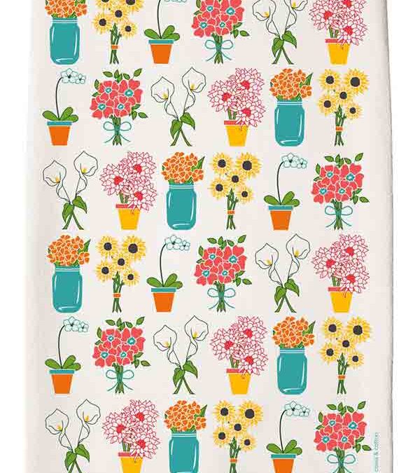 coast-and-cotton-Spring-Bouquet-wholesale-Towel