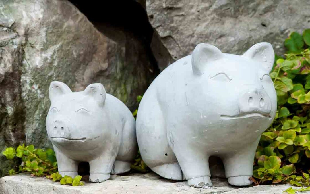 Abbott Giftware Garden Pigs