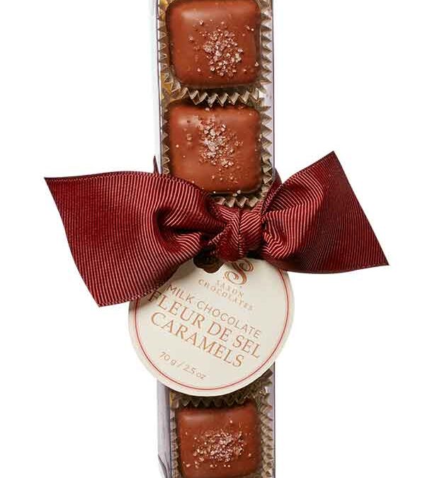 saxon chocolates milk chocolate fleur de sel caramels