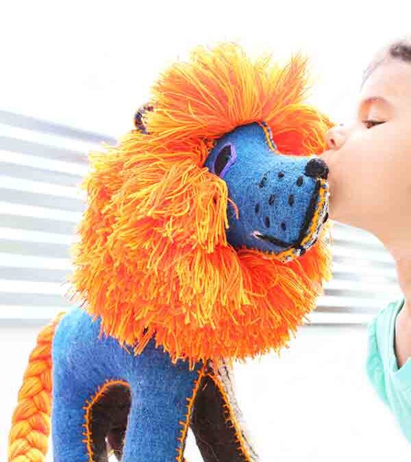 Twoolies Handmade Wholesale Plush Lion Lifestyle