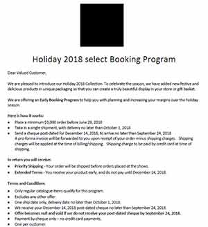 saxon holiday 2018 select booking program
