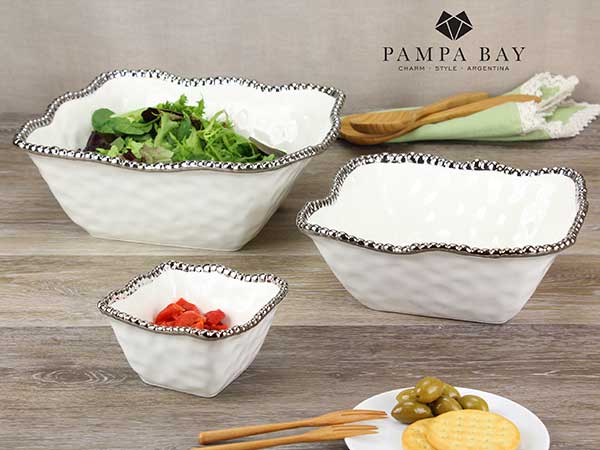 pampa bay wholesale square serving bowls