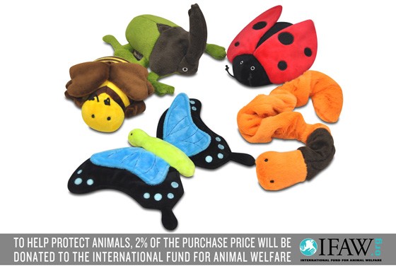 pet play bugging out plush dog toys