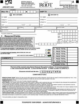 root-candles-2020-January-Order-Form