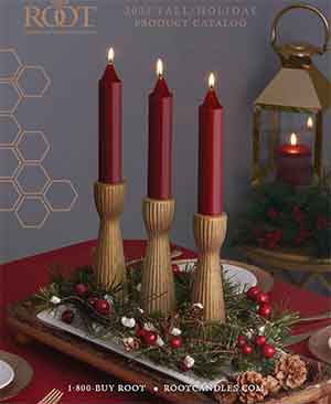 root candles 2021 deco Fall Holiday catalog