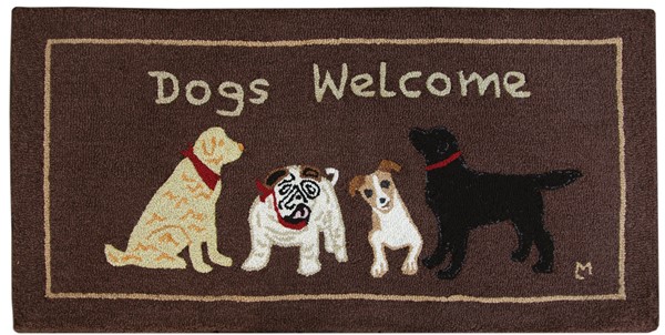dogs-welcome-hand-hooked-wool-rug-wholesale-chandler-4-corners