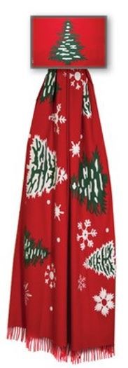 snowflakes-with-trees-Wool-Blanket-hand-hooked-wholesale-chandler-4-corners
